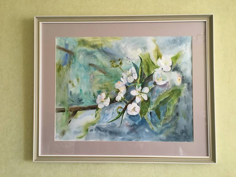 Original Art Deco Nature Drawing by Maryna Pashchenko