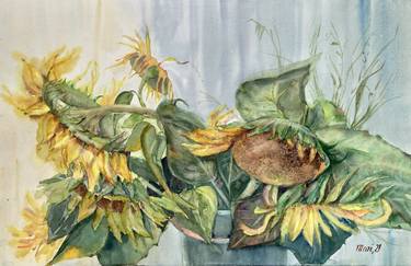 Print of Impressionism Botanic Paintings by Maryna Pashchenko