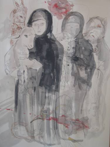 Print of Figurative People Drawings by BILjANA CARIC