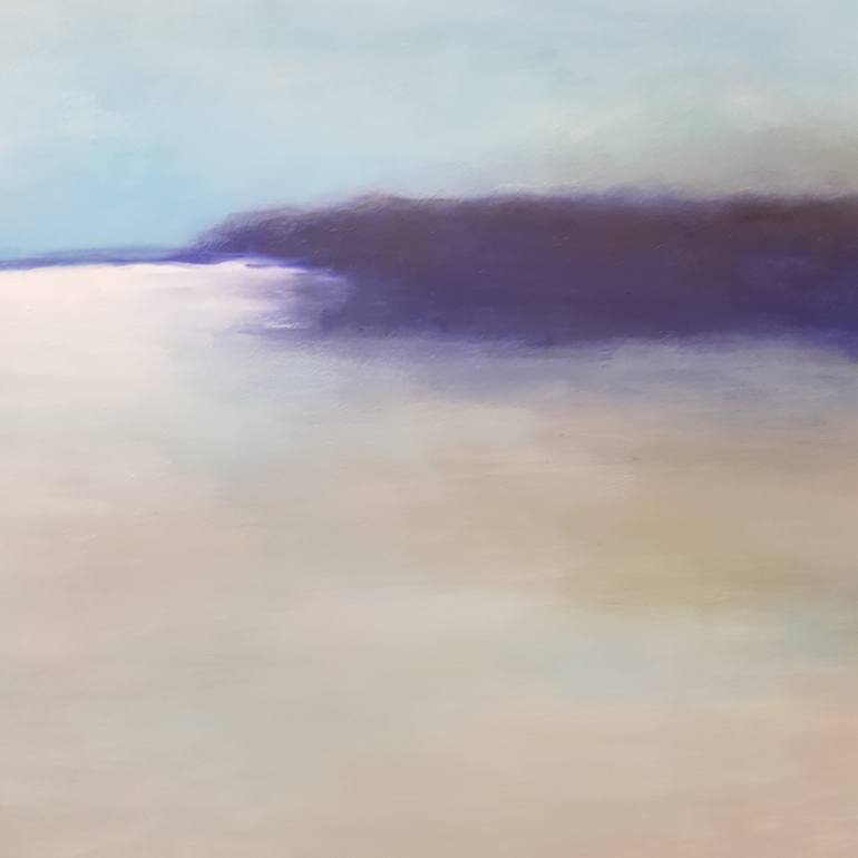 Original Art Deco Landscape Painting by Mercedes Gordo