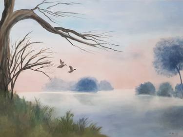 Print of Figurative Landscape Paintings by Mercedes Gordo