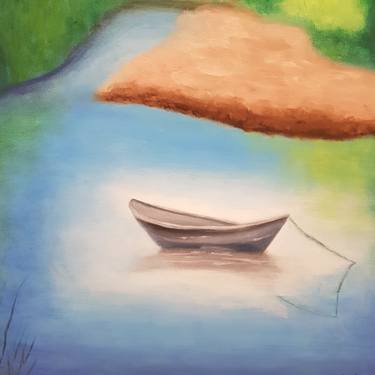 Original Boat Paintings by Mercedes Gordo