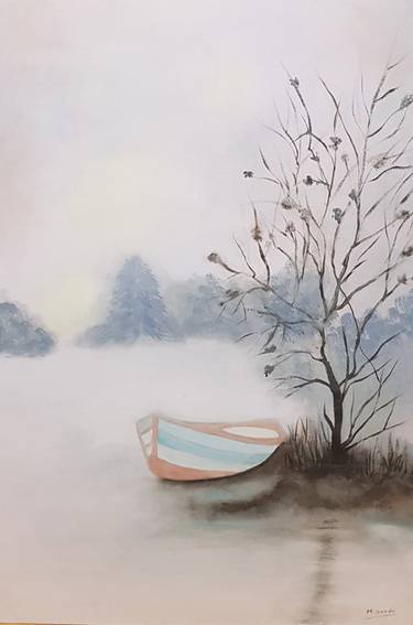 Original Boat Paintings by Mercedes Gordo