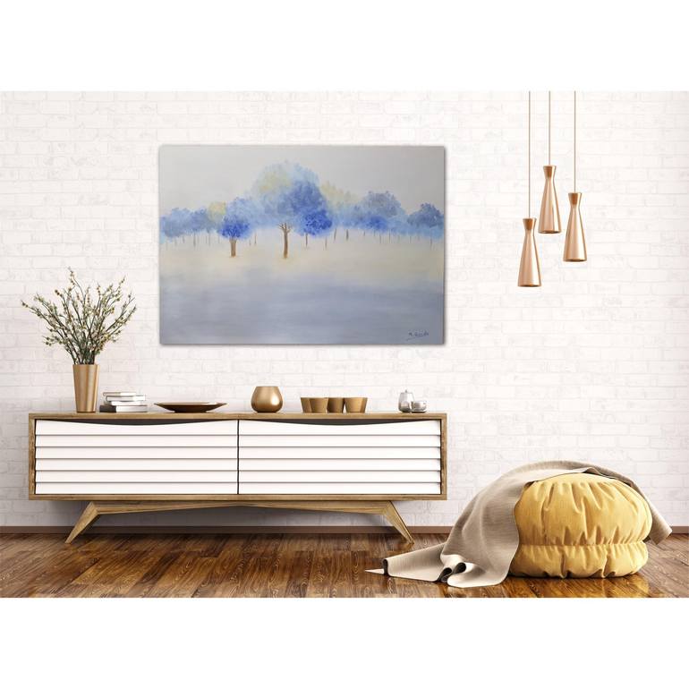 Original Fine Art Landscape Painting by Mercedes Gordo