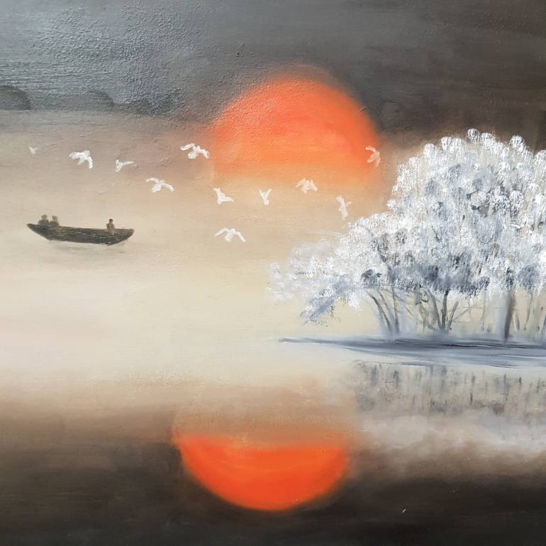 Original Landscape Painting by Mercedes Gordo