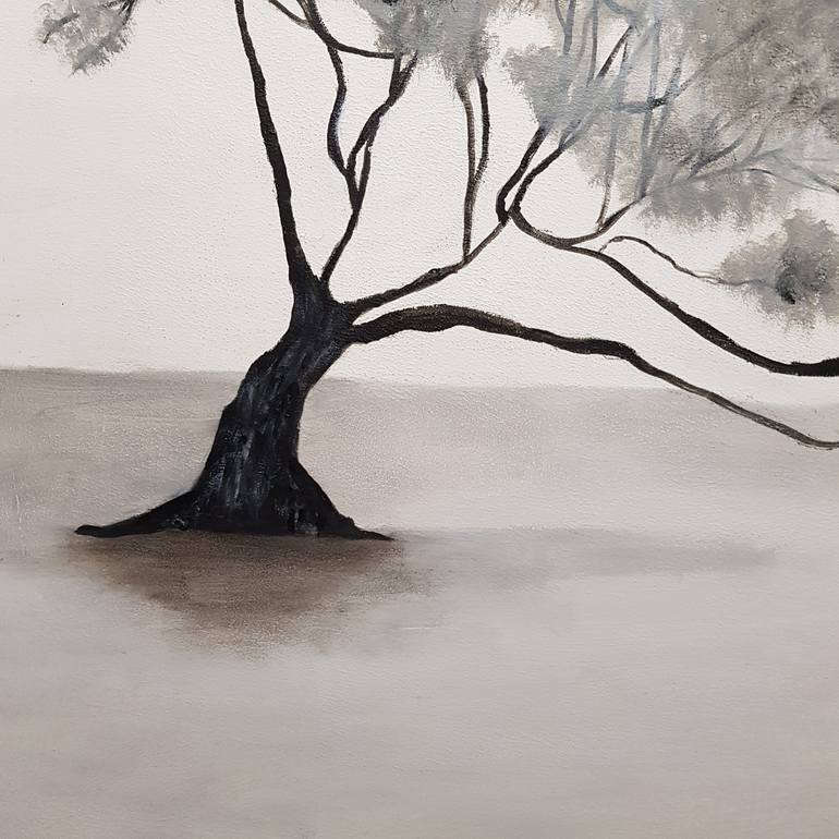 Original Figurative Tree Painting by Mercedes Gordo