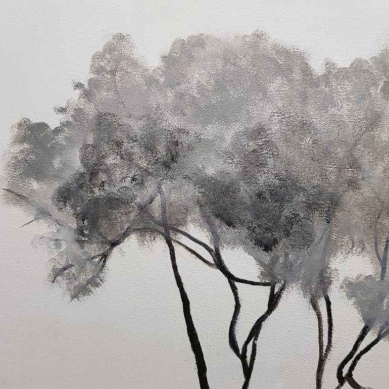 Original Figurative Tree Painting by Mercedes Gordo