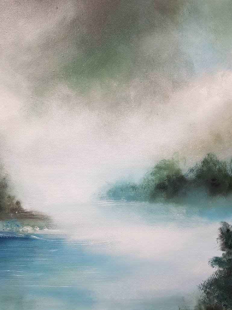 Original Figurative Landscape Painting by Mercedes Gordo