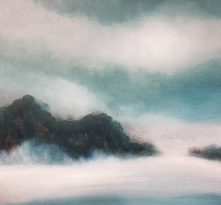 Original Abstract Landscape Painting by Mercedes Gordo