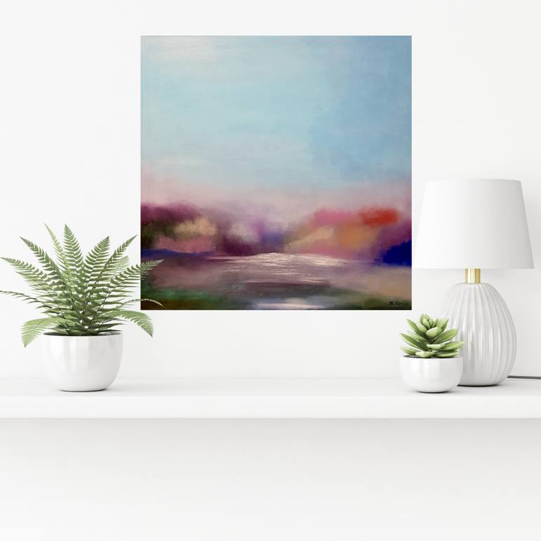 Original Abstract Expressionism Abstract Painting by Mercedes Gordo