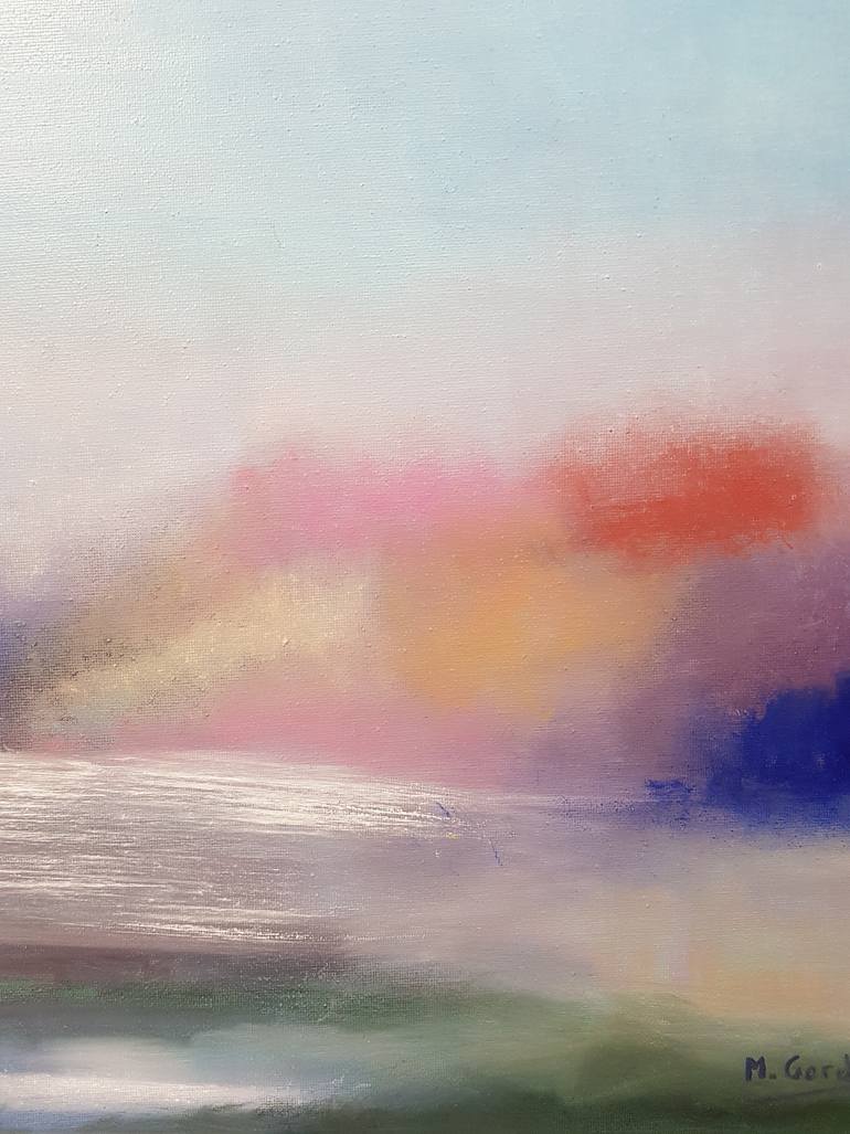 Original Abstract Expressionism Abstract Painting by Mercedes Gordo