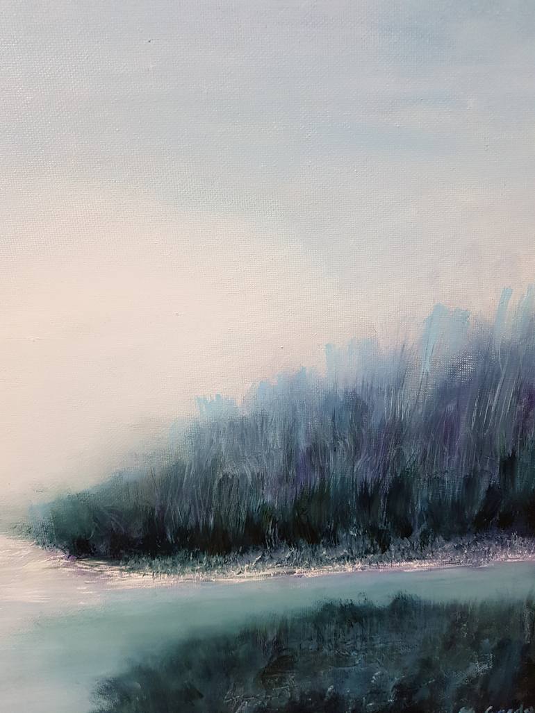 Original Abstract Landscape Painting by Mercedes Gordo