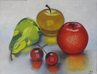 Original Figurative Still Life Paintings by Mercedes Gordo