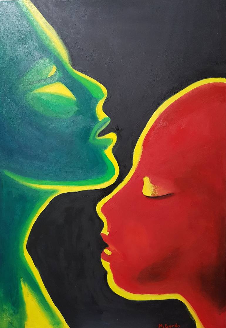Love Painting by Mercedes Gordo | Saatchi Art