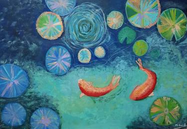 Print of Figurative Fish Paintings by Mercedes Gordo