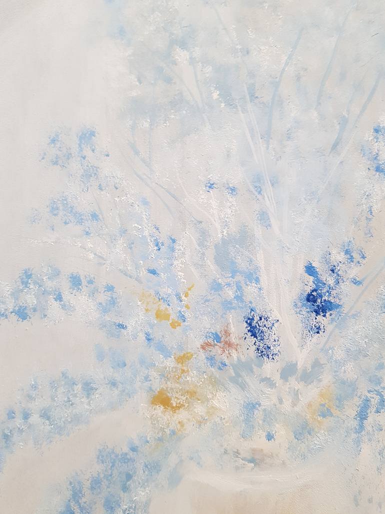 Original Art Deco Floral Painting by Mercedes Gordo