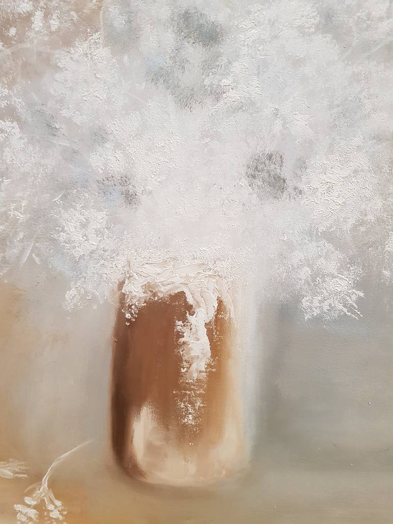 Original Art Deco Floral Painting by Mercedes Gordo