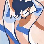 Relaxed in Blue Pastels by Sophie Corks
