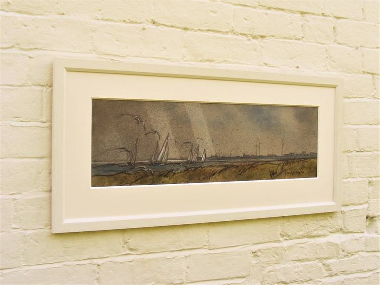 Original Impressionism Seascape Painting by Robin Holder