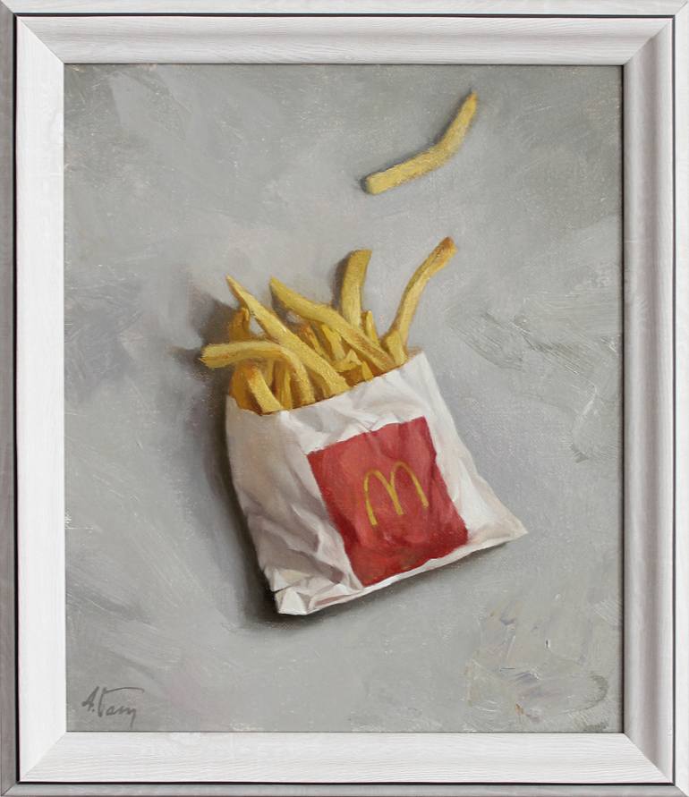 Original Realism Food Painting by Andrey Balychev