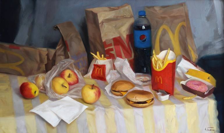 Fast food Painting by Andrey Balychev |
