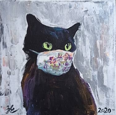 Print of Fine Art Cats Paintings by Kateryna Zavadska