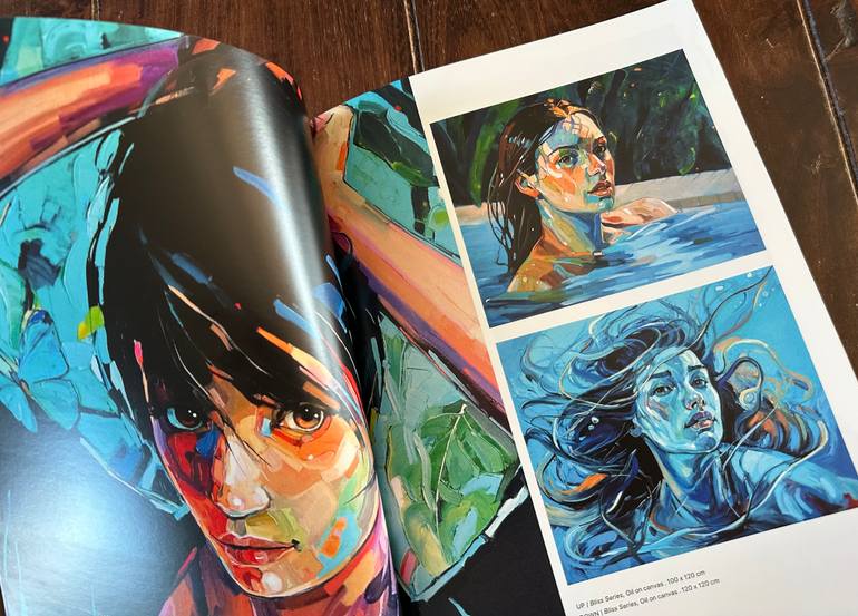 Original Contemporary People Painting by Anna Bocek