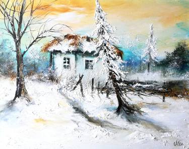 Original Photorealism Landscape Paintings by Milena Kosturkova