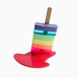 Pastel Rainbow Popsicle by Betsy Enzensberger