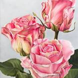 Large original oil paintings on canvas, Rose, Flovers by Tanya Churey Art