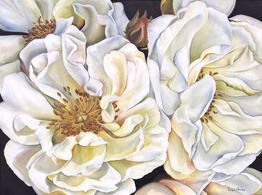 Original Fine Art Floral Paintings by Tanya Churey Art