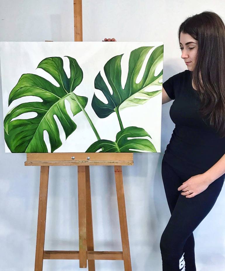 Original Impressionism Botanic Painting by Tanya Churey Art