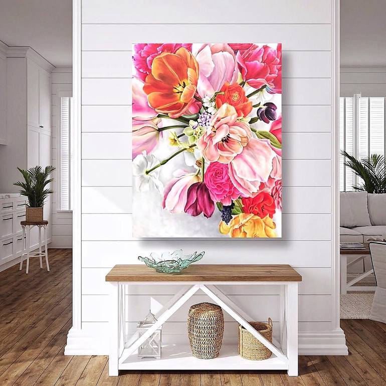 Original Fine Art Floral Painting by Tanya Churey Art