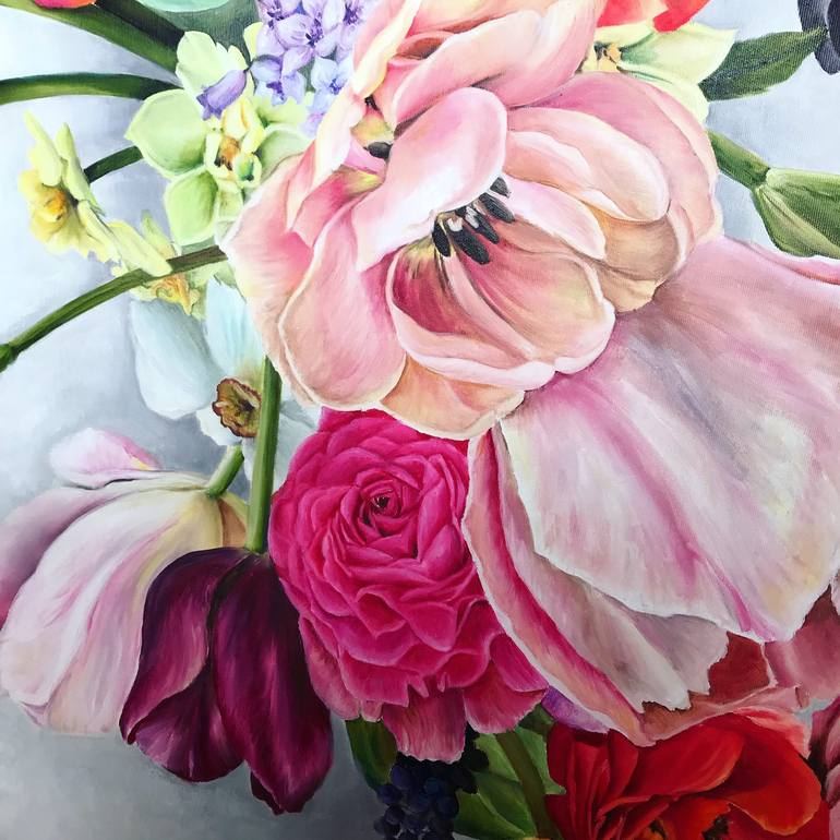 Original Fine Art Floral Painting by Tanya Churey Art