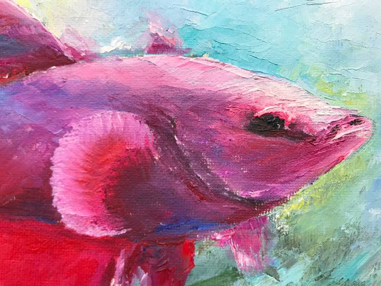 Original Abstract Expressionism Animal Painting by Tanya Churey Art