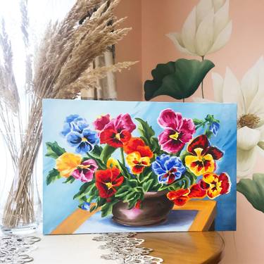 Original Floral Paintings by Tanya Churey Art