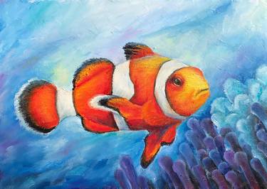 Print of Fish Paintings by Tanya Churey Art