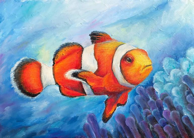 Clown Fish Painting
