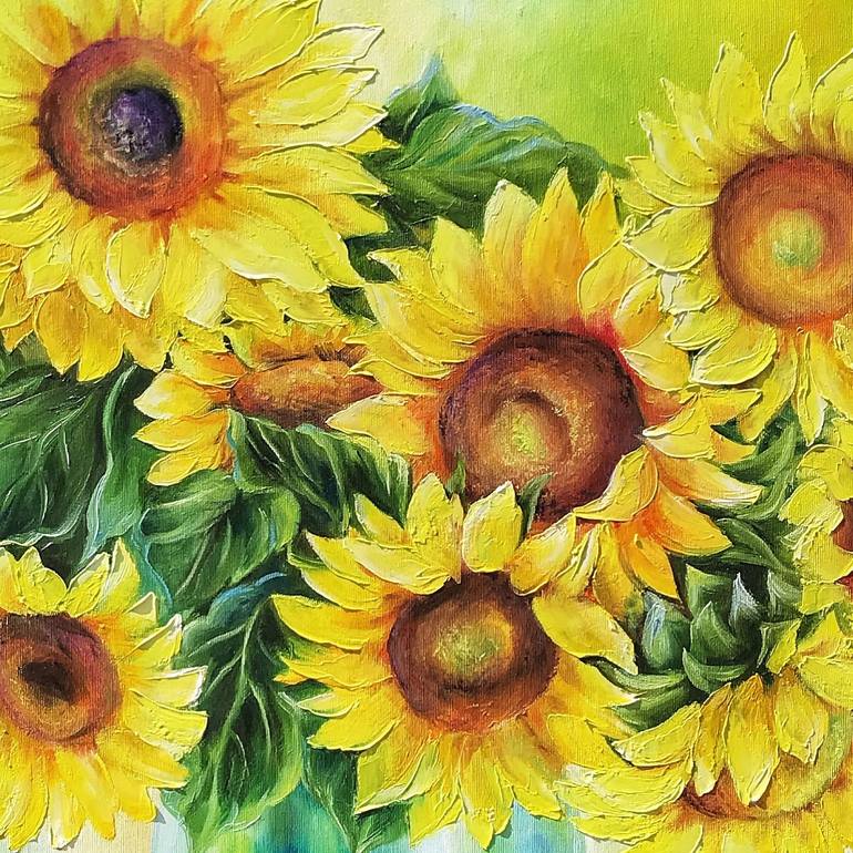 Original Impressionism Floral Painting by Tanya Churey Art