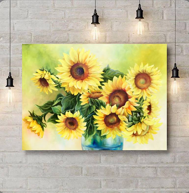 Original Impressionism Floral Painting by Tanya Churey Art