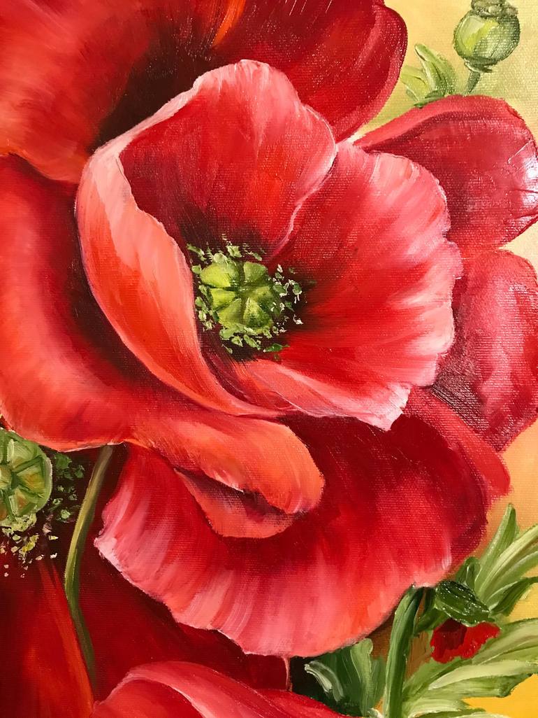 Original Floral Painting by Tanya Churey Art