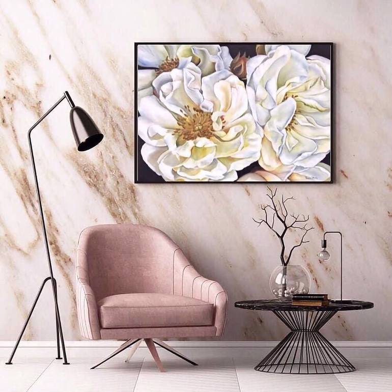 Original Impressionism Botanic Painting by Tanya Churey Art