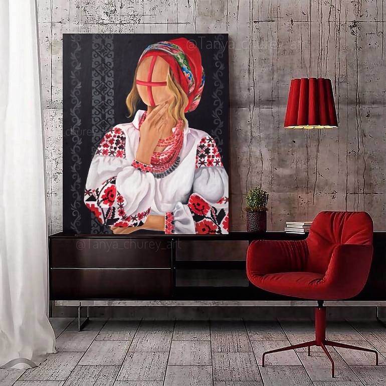 Original Impressionism Women Painting by Tanya Churey Art
