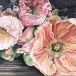 Gentle poppies, large flowers - poppies, pink poppies by Tanya Churey Art