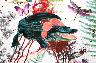 Original Animal Collage by Lindsay Tempest