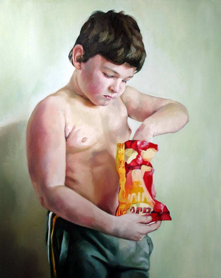 Infant Obesity Painting By Anca Danila Saatchi Art   86330 HSC00001 7 