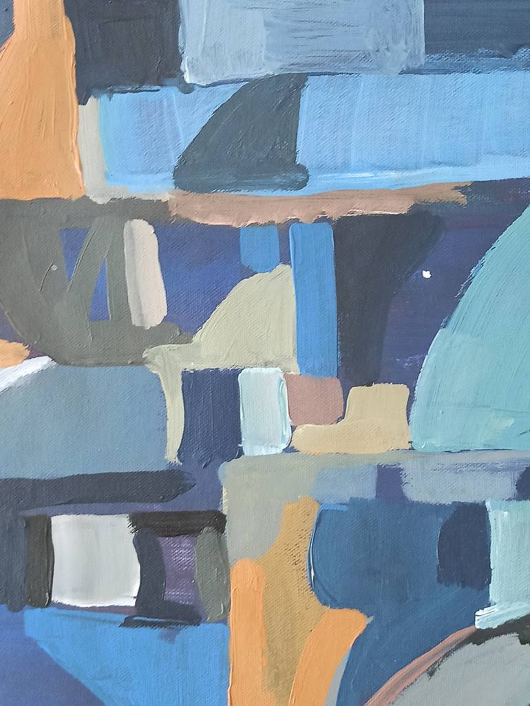 Original Abstract Painting by Julie Arvaniti