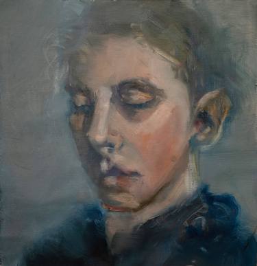 Original Portraiture Portrait Paintings by Julie Arvaniti