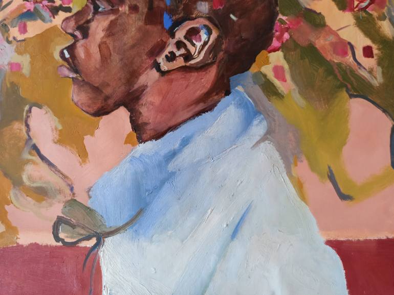 Original Figurative People Painting by Julie Arvaniti