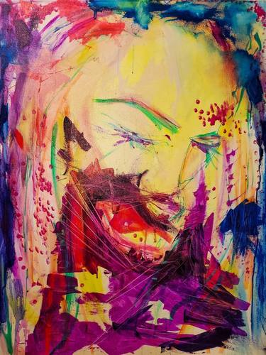 Original Abstract Expressionism Abstract Painting by Shep Marshall